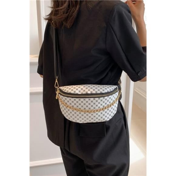 Printed PU Leather Sling Bag - Picture 9 of 16